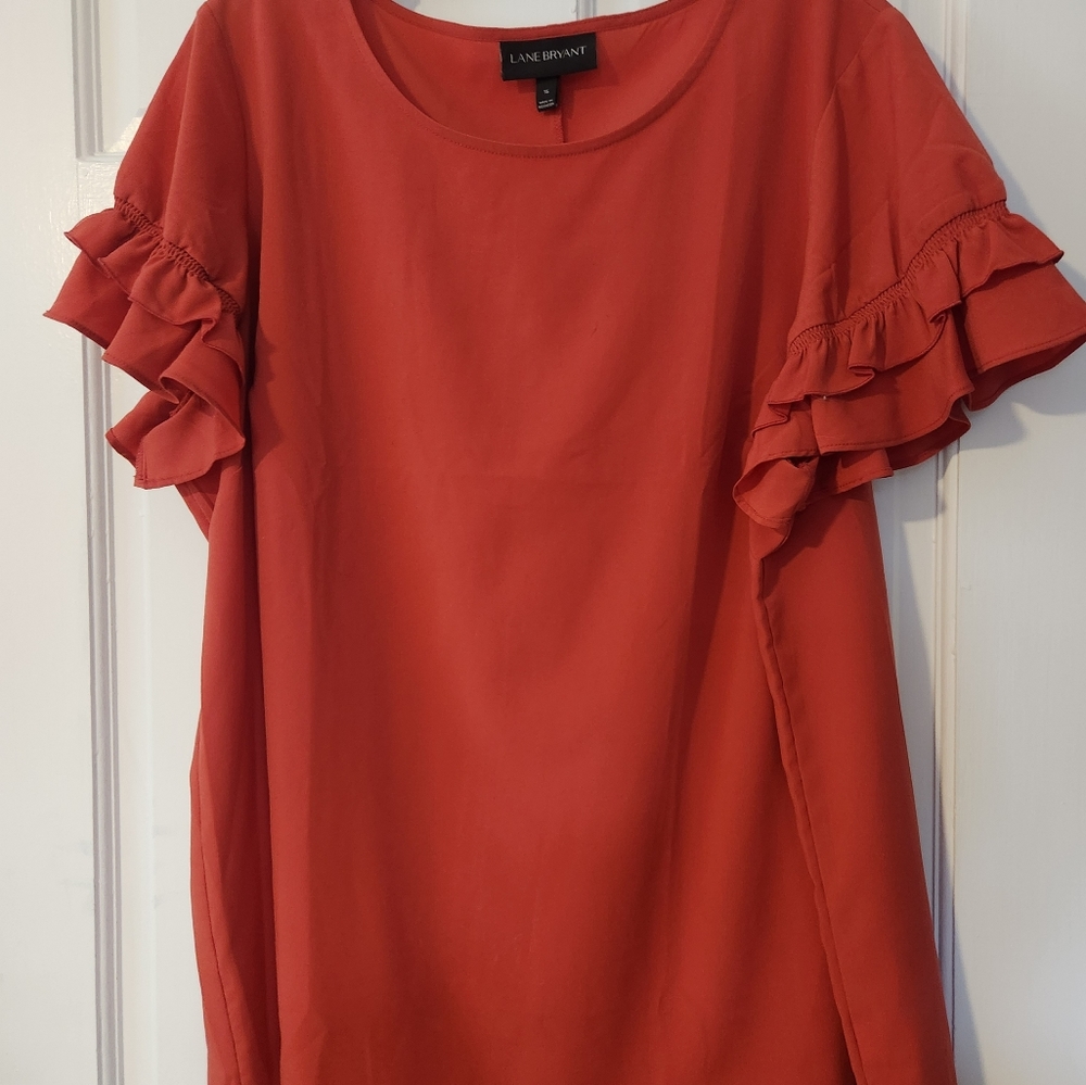 BURNT orange Blouse